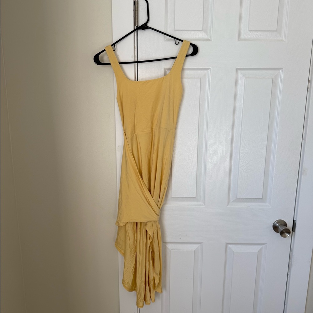 Aritzia Saturn Mini dress yellow